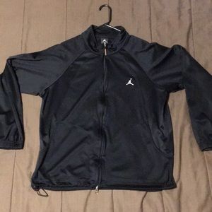 Men’s Jordan zip up jacket, L, black